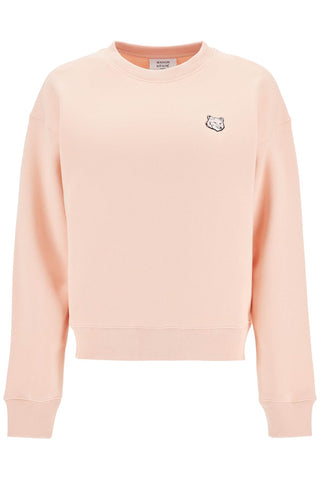 "bold fox head crewneck sweat MW00315KM0307 PASTURE ROSE