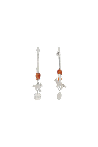 fox & beads hoop earrings MW06605AP0007 MULTICOLOR