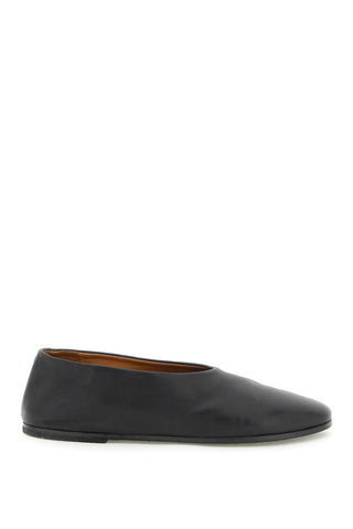 leather coltellaccio ballet flats MW2105 NERO