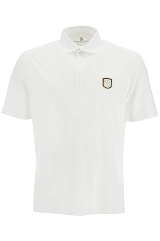 technical jersey polo shirt MW8573937T BIANCO+GRIGIO CHIARO