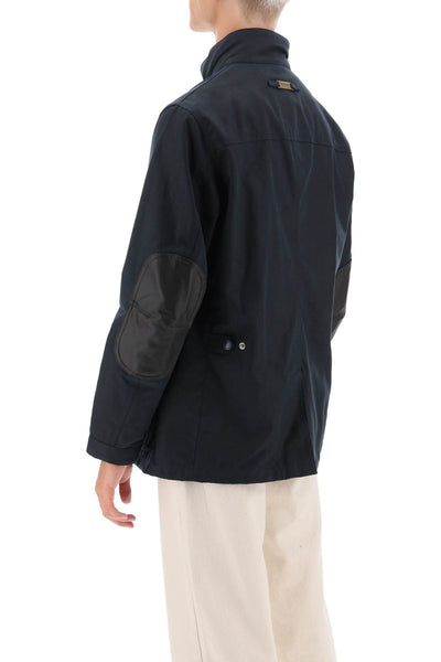 'ogston' waxed jacket MWX0700 NAVY