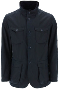 'ogston' waxed jacket MWX0700 NAVY