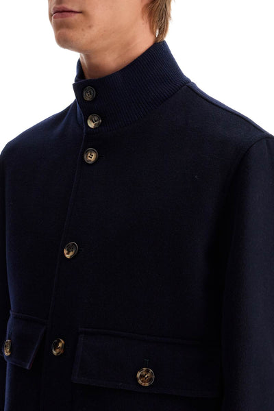 beaver bomber jacket in italian MY4416895 NAVY/ANTRACITE+RUBINO+BLU