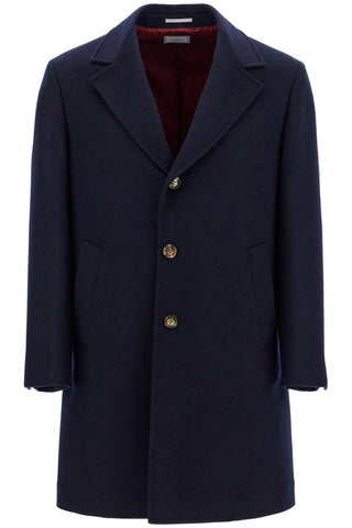 wool beaver coat in eight MY4419145 NAVY/ANTRACITE+RUBINO