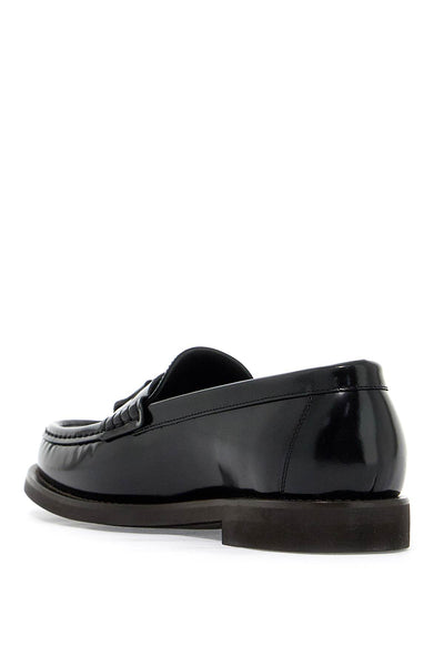 minimal shiny tassel calfskin lo MZVNG2739P NERO