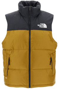 1996 retro nuptse puffer vest NF0A3JQQ MOSS GREEN/TNF BLACK