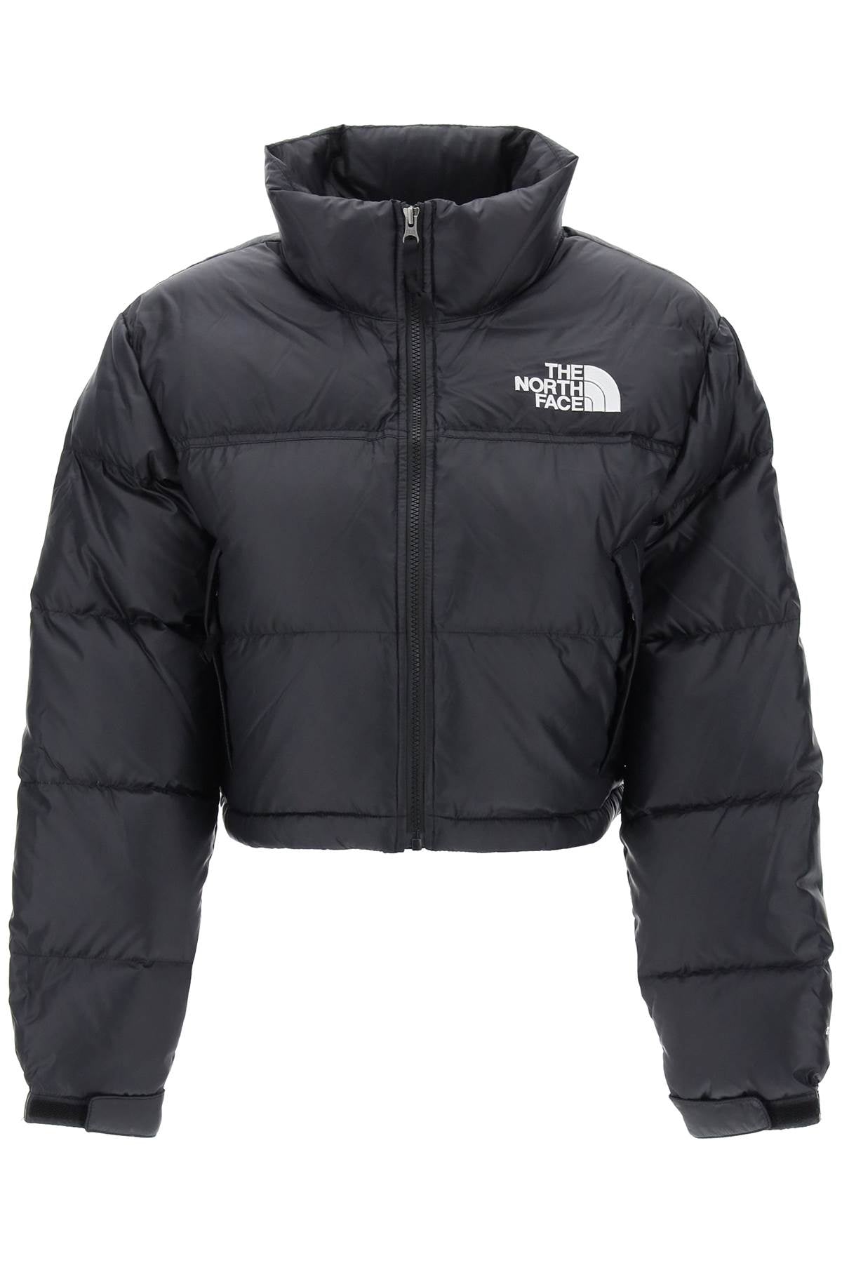 cropped nuptse NF0A5GGE TNF BLACK TNF BLACK