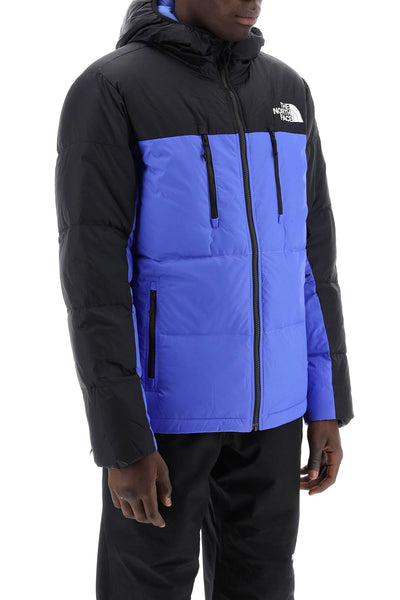 himalayan short hooded down jacket NF0A7X16 SOLAR BLUE