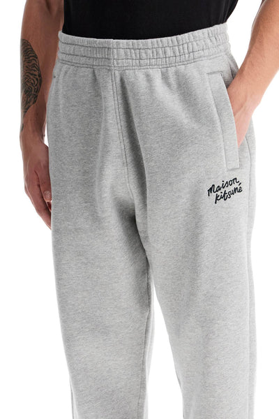 comfort joggers with embroidery NM01124KM0307 LIGHT GREY MELANGE