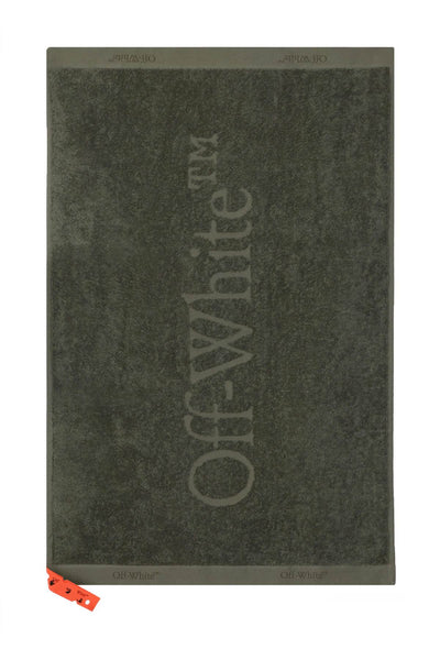 shower towel with logo OHZB008T23FAB001 ARMY GREEN