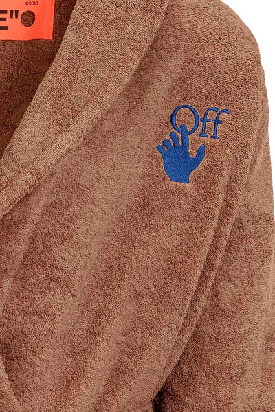 arrow bathrobe OHZB012G22FAB001 CAMEL PEACOCK