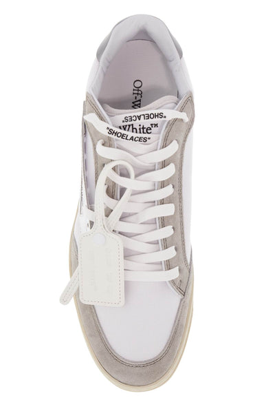 sneakers OMIA227F24LEA001 WHITE - GREY