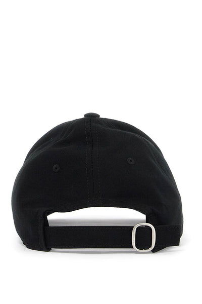 "out of office baseball cap hat OMLB069F24FAB009 BLACK - WHITE