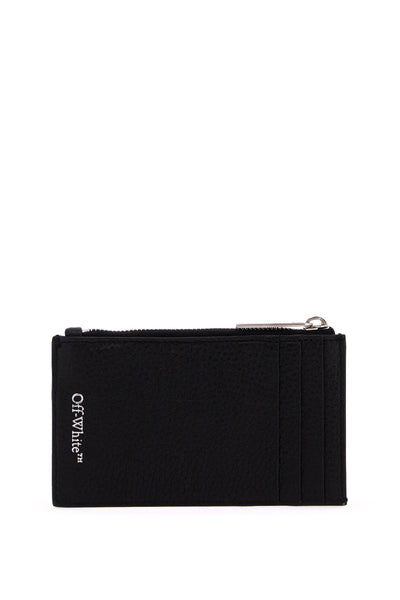 leather diag card holder OMND057C99LEA001 BLACK NO COLOR