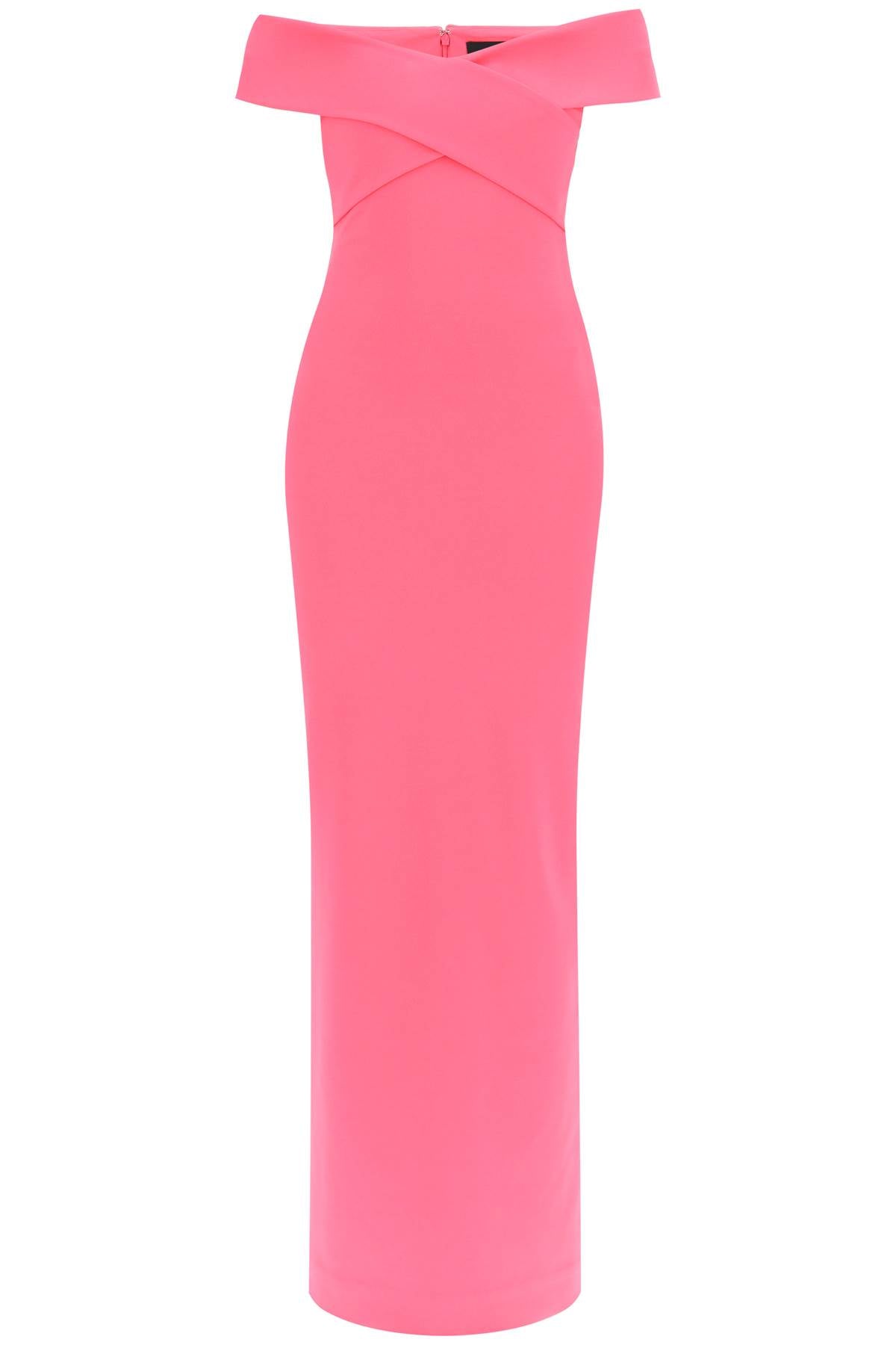 maxi dress ines with OS39030 ULTRA PINK