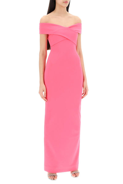 maxi dress ines with OS39030 ULTRA PINK