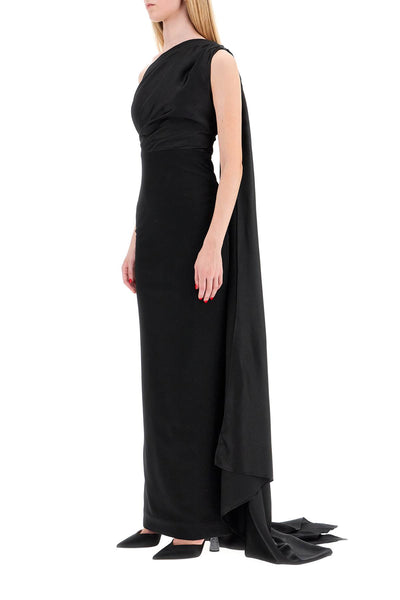 long yeva dress OS41009 BLACK