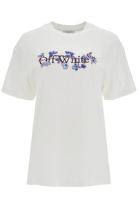 flower bookish t OWAA089F24JER003 WHITE - MULTICOLOR