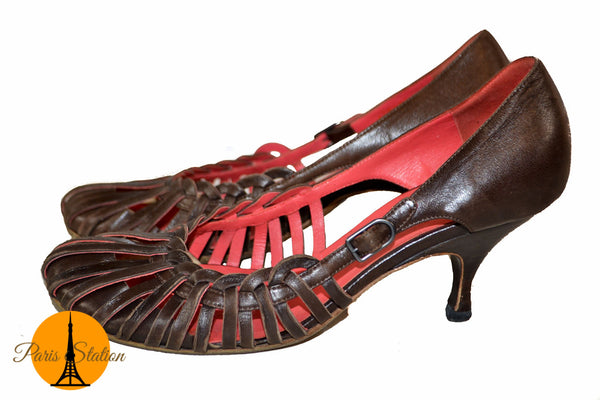 Bottega Veneta Brown Leather Sandal Shoes 36.5