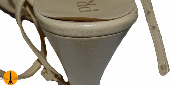 Prada New Prada Beige Sandal Shoes Size 36/6 | Italystation.com - Shop Now at italystation.com