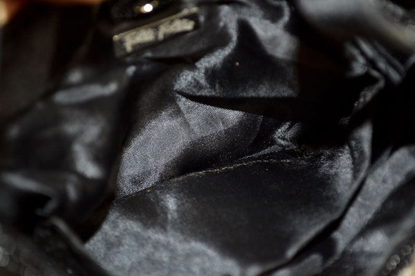 Folli Folli Black Beaded Evening Bag