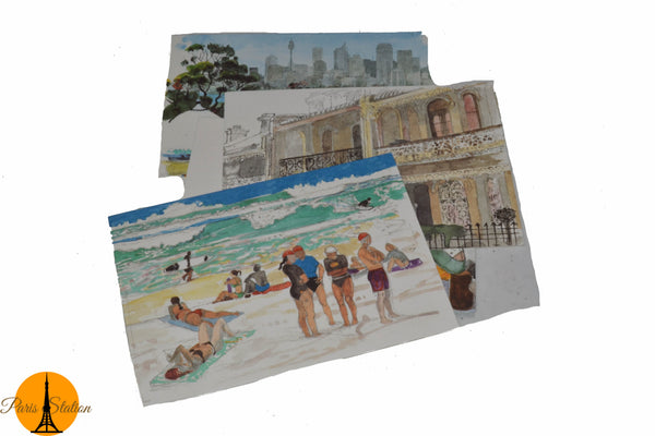 Louis Vuitton Blue Sydney Australia Travel Book