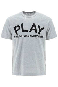 t-shirt with play print P1T080 GREY