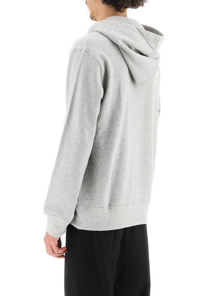 heart patch hoodie AX T170 051 GRAY