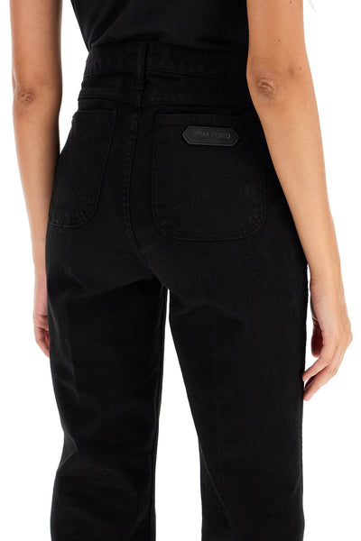 bootcut jeans PAD119 DEX224 BLACK