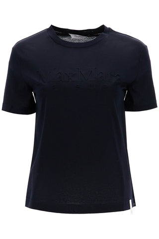 t-shirt with printed logo PAGGIO BLU