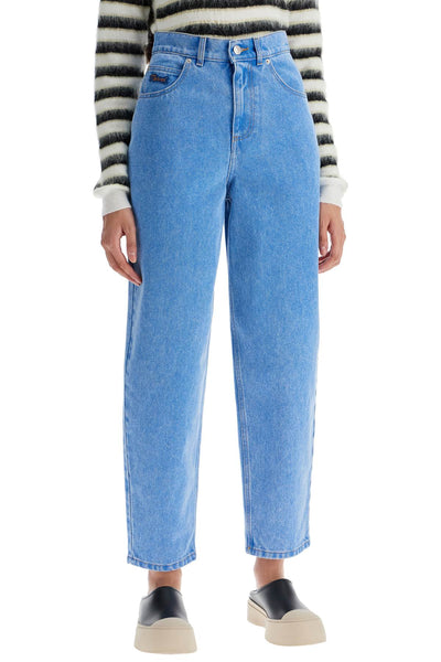 MARNI organic denim cropped jeans in PAJD0513A0 USCW91 COBALT