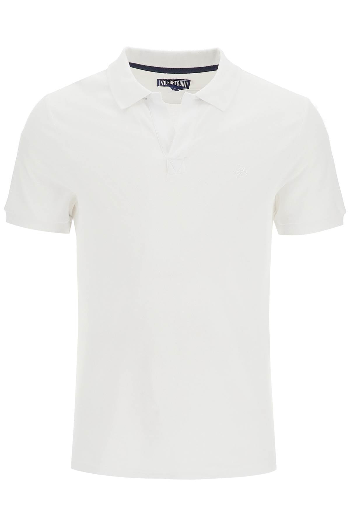 VILEBREQUIN polo shirt with embroidery PALATIN H2N00 N BLA | Italystation.com - Shop Now at italystation.com