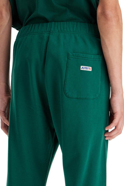 relaxed fit fleece joggers for PAPM15JV GREEN