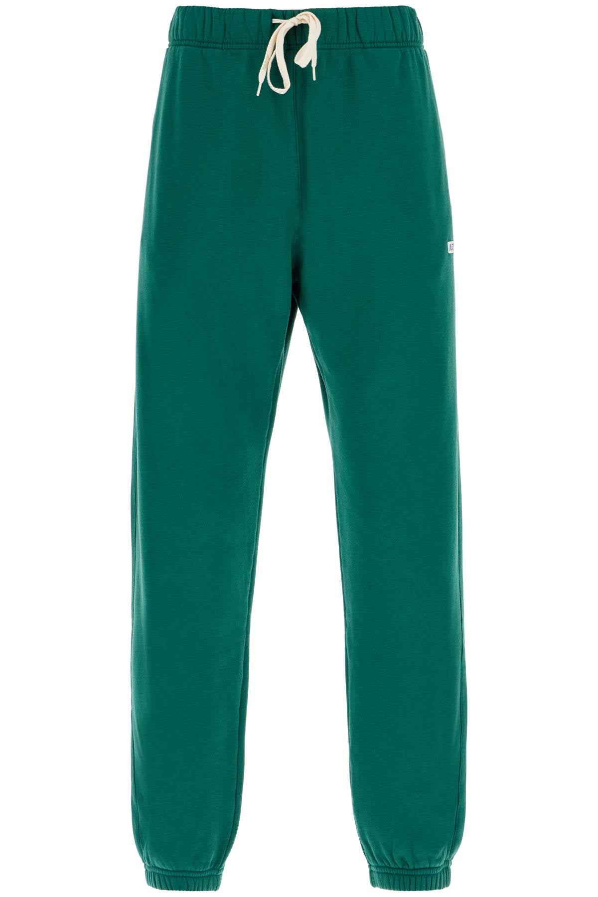 relaxed fit fleece joggers for PAPM15JV GREEN