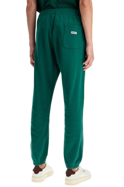 relaxed fit fleece joggers for PAPM15JV GREEN