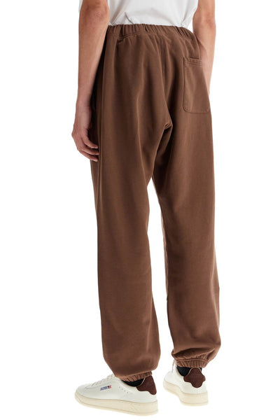 relaxed fit fleece joggers for PAPM16JC CHOCO