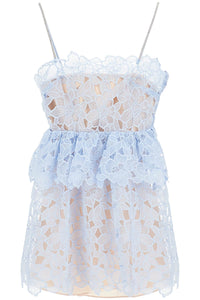 mini organza lace dress in 9 PF24 034S BL BLUE