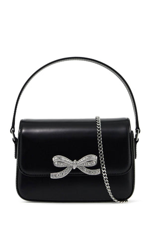 smooth leather micro handbag in 10 words PF24 309S B BLACK