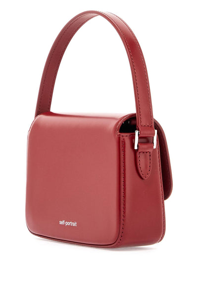smooth leather micro handbag in 10 words PF24 309S R BURGUNDY