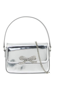 micro laminated leather handbag PF24 309S SIL SILVER
