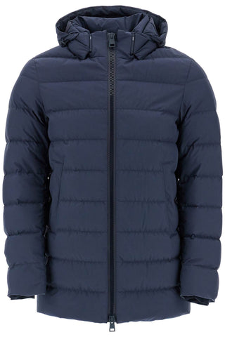 laminar down jacket in gore-tex infinium windstopper PI119UL 11106 BLUE