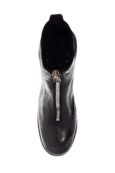 GUIDI unisex leather boots in black horse and calfskin with meta | Italystation.com - Shop Now at italystation.com