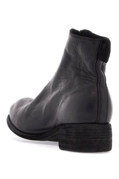 GUIDI unisex leather boots in black horse and calfskin with meta | Italystation.com - Shop Now at italystation.com