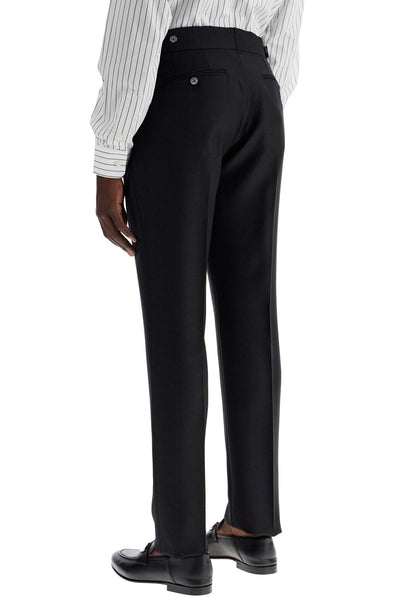 tailored wool and mohair trousers PLAR05 WMS20 BLACK