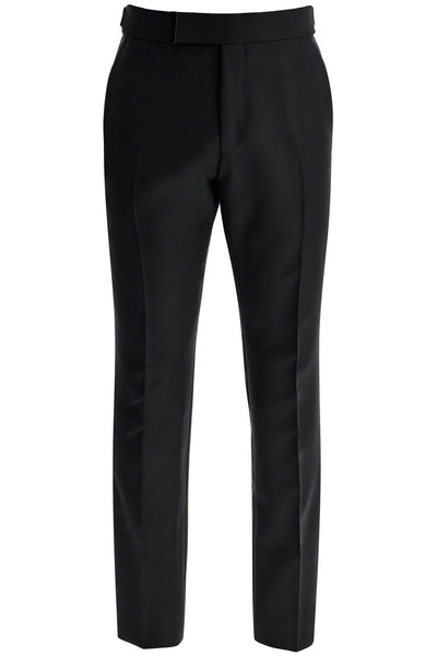 tailored wool and mohair trousers PLAR05 WMS20 BLACK