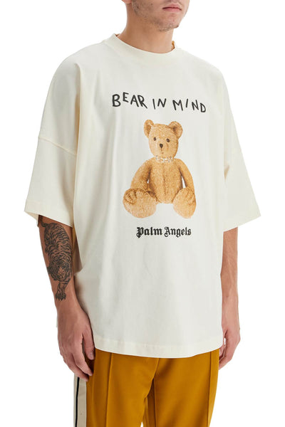 "remember the bear t-shirt collection PMAA002F24JER013 OFF WHITE BROWN