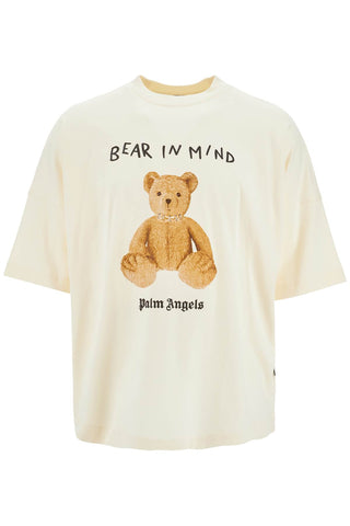 "remember the bear t-shirt collection PMAA002F24JER013 OFF WHITE BROWN