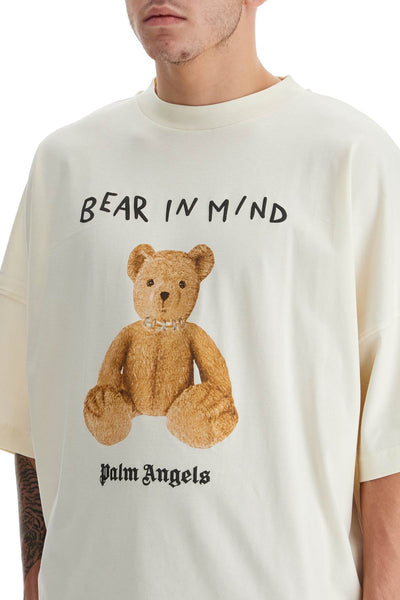 "remember the bear t-shirt collection PMAA002F24JER013 OFF WHITE BROWN