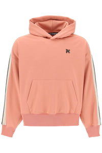 "track sweatshirt with contrasting bands PMBD043R24FAB001 PINK BLACK