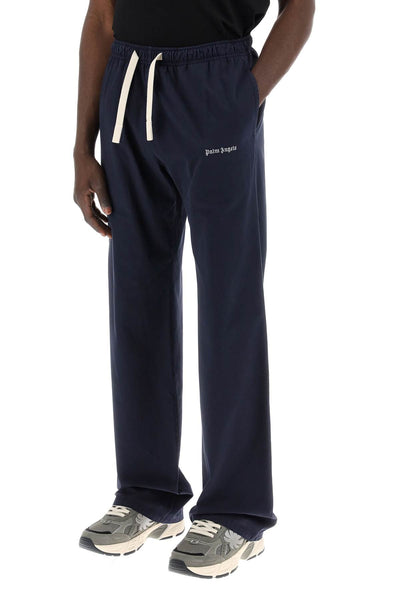 cotton gabardine travel joggers PMCA141S24FAB001 NAVY BLUE